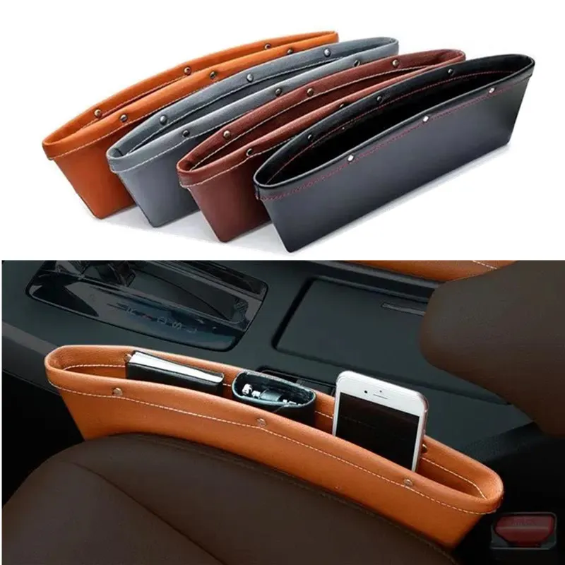 Car Seat Gap Filler Organizer Scatola Di Immagazzinaggio Per Ford Focus 2 Fiesta Mondeo Mk3 Transit Fusion Kuga Ranger Mustang Raptor Ecosport