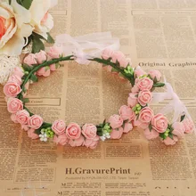 Детская гирлянда цветочный головной венок детский головной убор цветок для мальчиков/цветок для девочек wei натуральный Детокс xin niang гирлянда цветок для рук