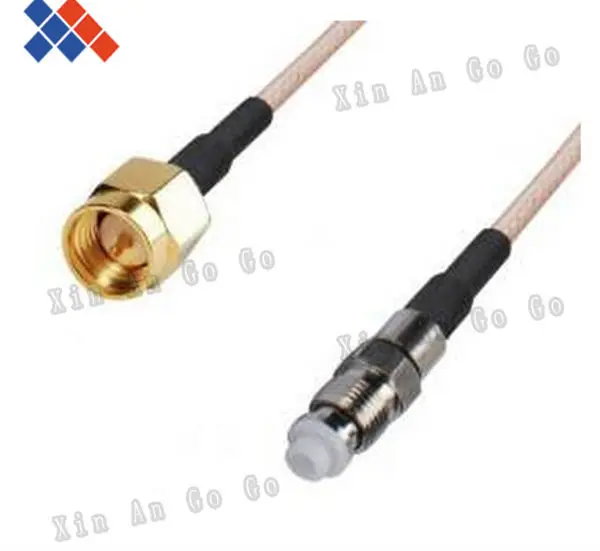 Оптовая продажа 10 шт. RF разъем FME Женский SMA Мужской прямой тип кабель RG316 Pigtail 15 см