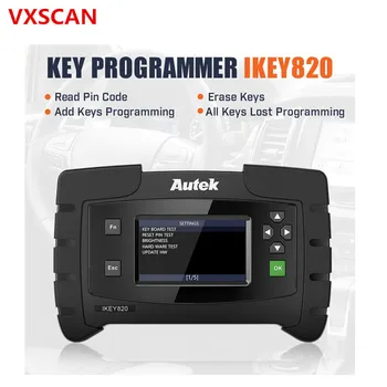 

AUTEK IKey820 Автомобильный Ключ Программист Профессиональный Считыватель PIN-кодов ikey820 All Key Lost Программирование Иммоби
