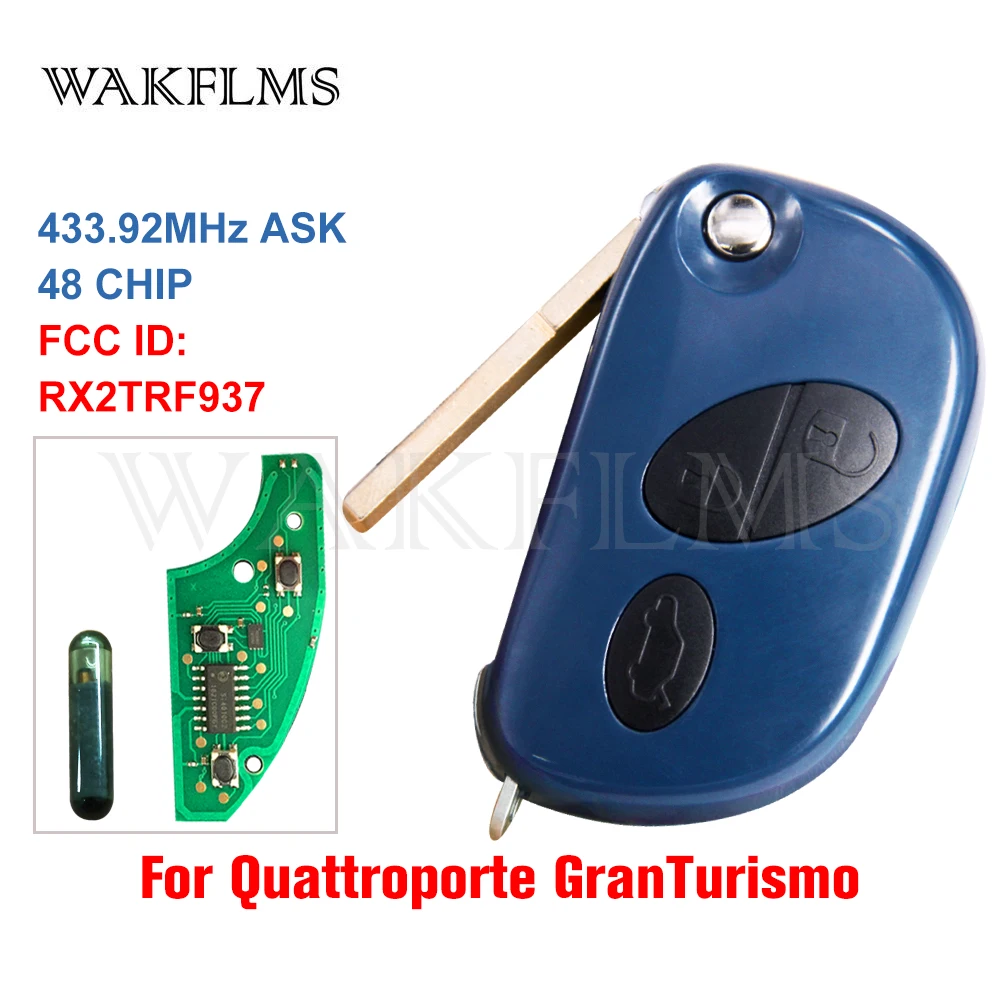 RX2TRF937 для Maserati Quattroporte GranTurismo Гран Туризмо 2005 2006 2007 2008 2009 2010 2011 433 МГц ID48