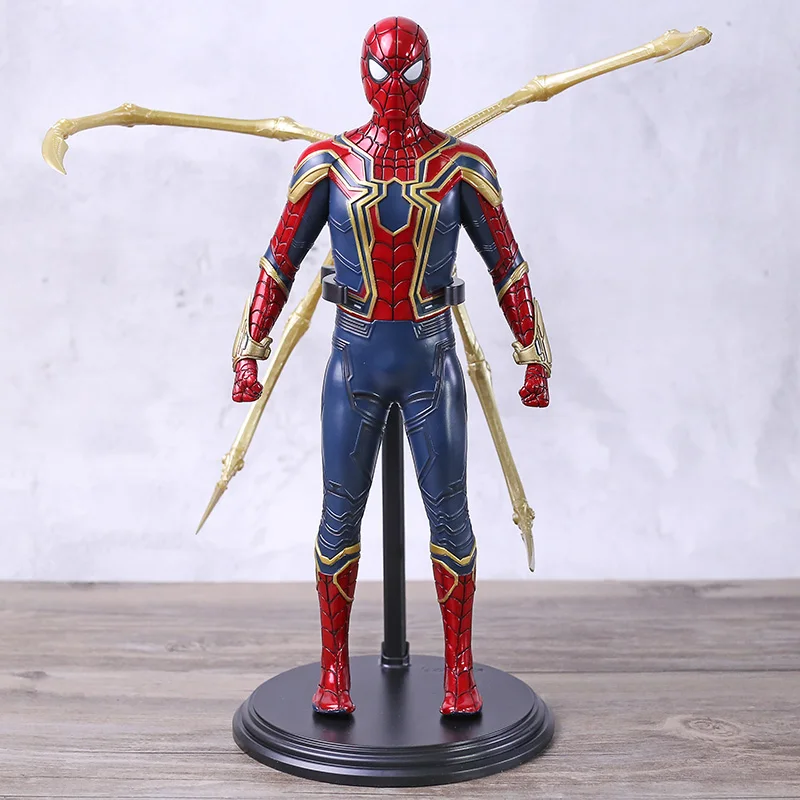 Мстители, костюм Человека-паука, костюм Железного Человека-паука 1/6th весы ПВХ Рисунок Статуя Коллекционная модель игрушка
