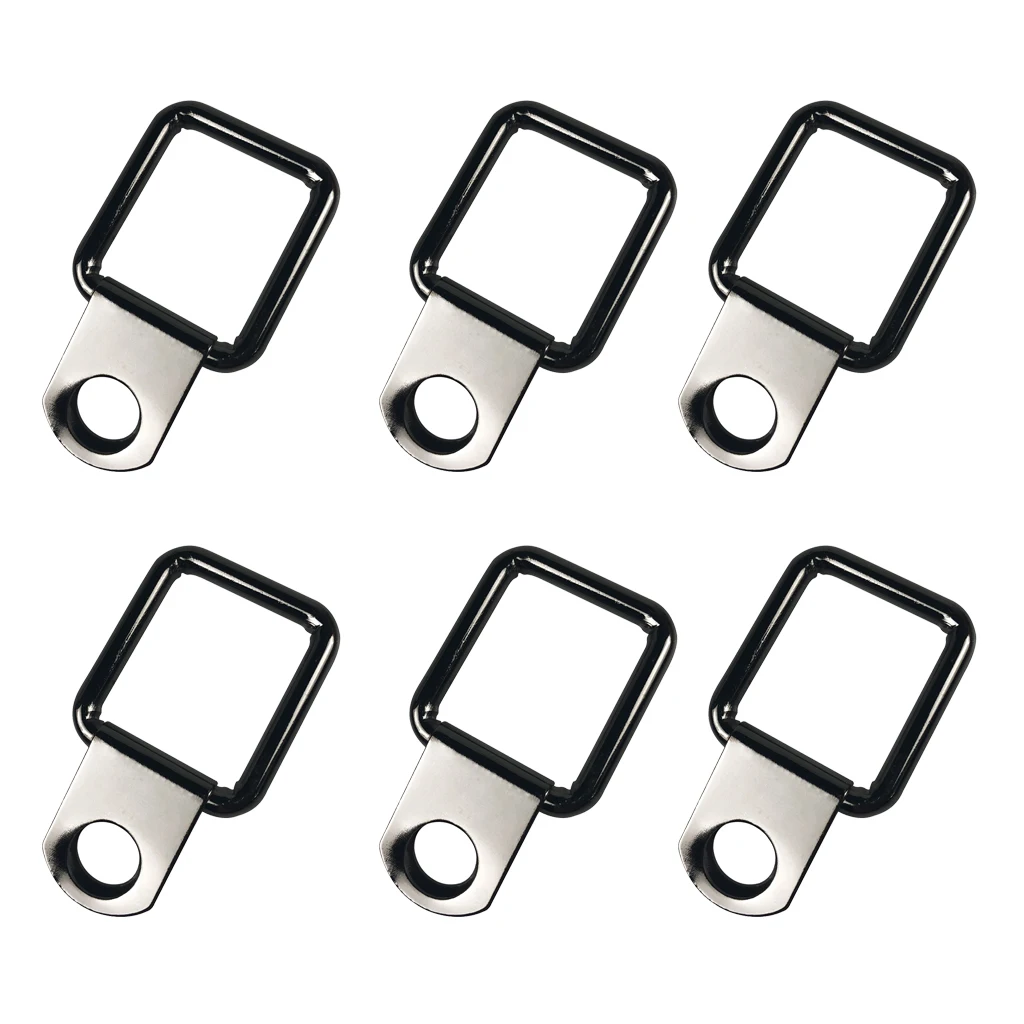 6x Metal D Ring Tie Down Cargo Trailer Anchors Point Mount For Jeep Wrangler
