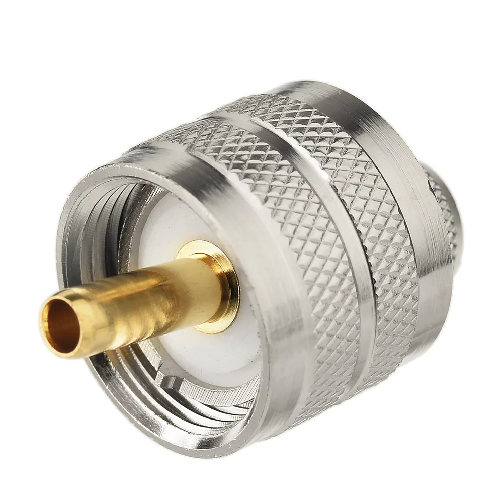UHF Male Straight Crimp RF Coaxial Connector for CB Radio