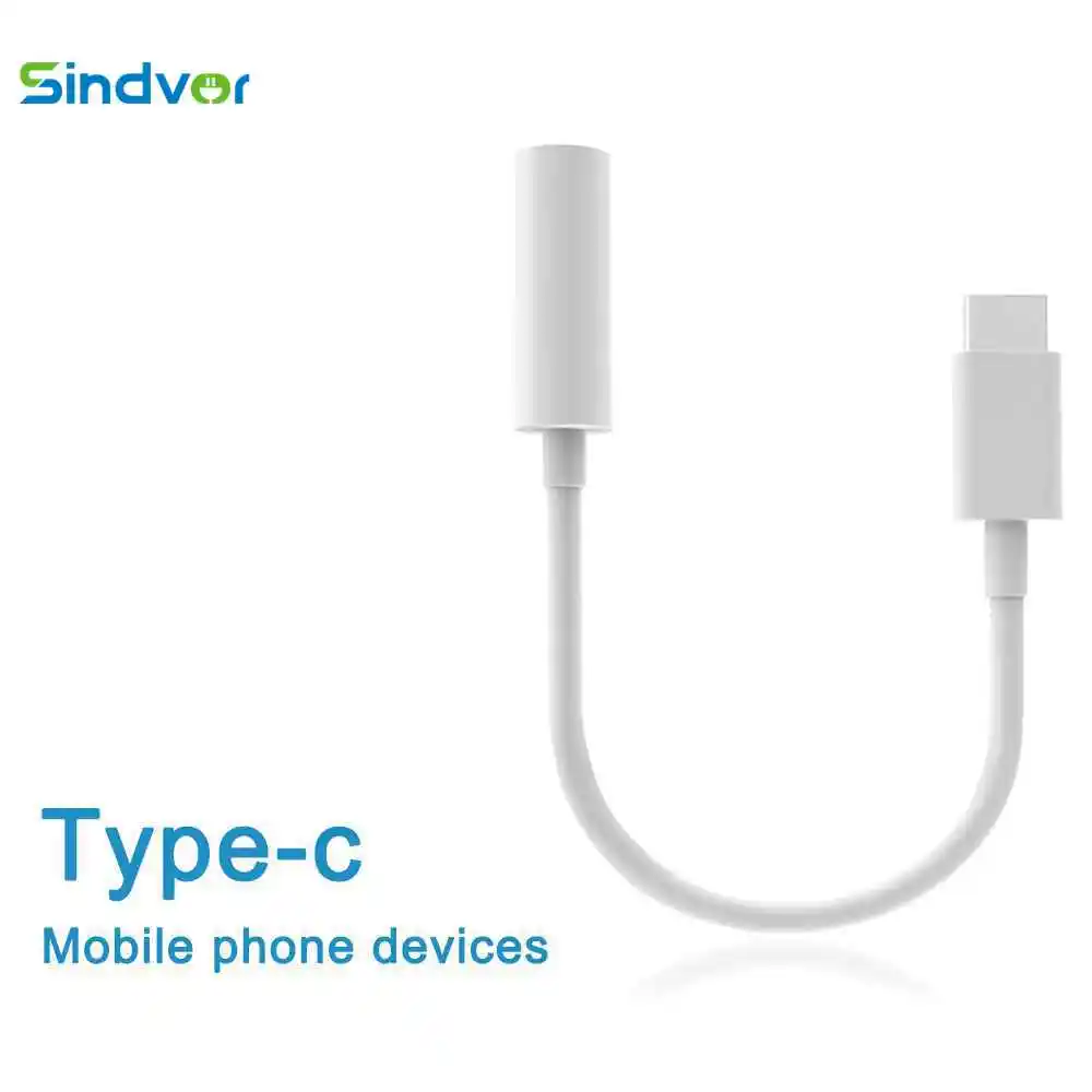 Sindvor Тип c до 3 5 мм разъем для наушников AUX USB C кабель аудио адаптер Huawei P30 pro Xiaomi Mi 10
