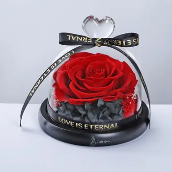 

Valentine Handmade Preserved Real Rose Eternal Life Never Withered Roses Flowers