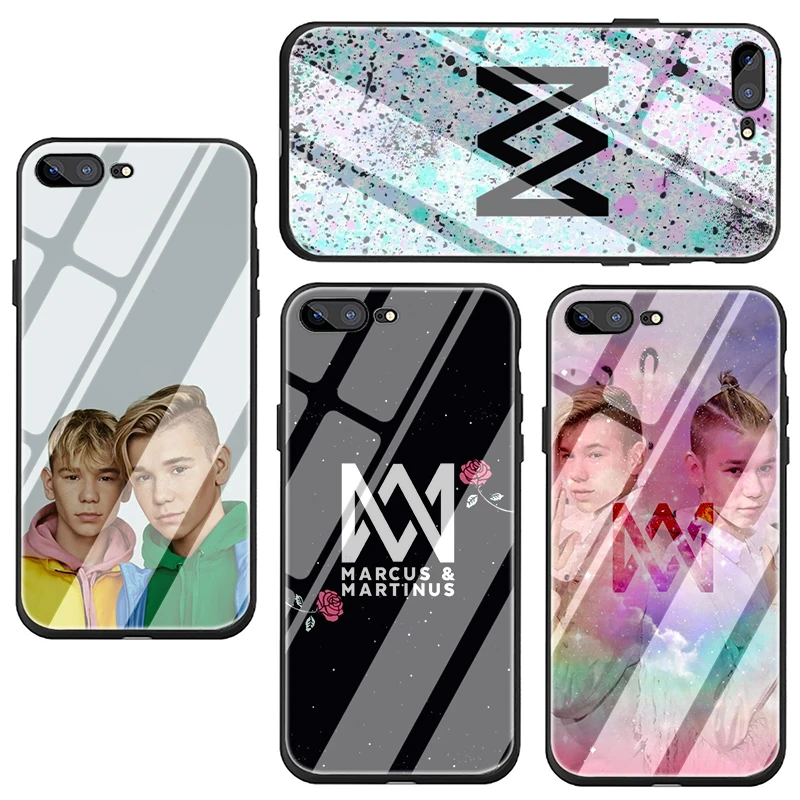 EWAU Маркус Мартинус закаленное стекло чехол для телефона iPhone 5 5S SE 6 6s 7 8 Plus X XR XS 11 pro Max
