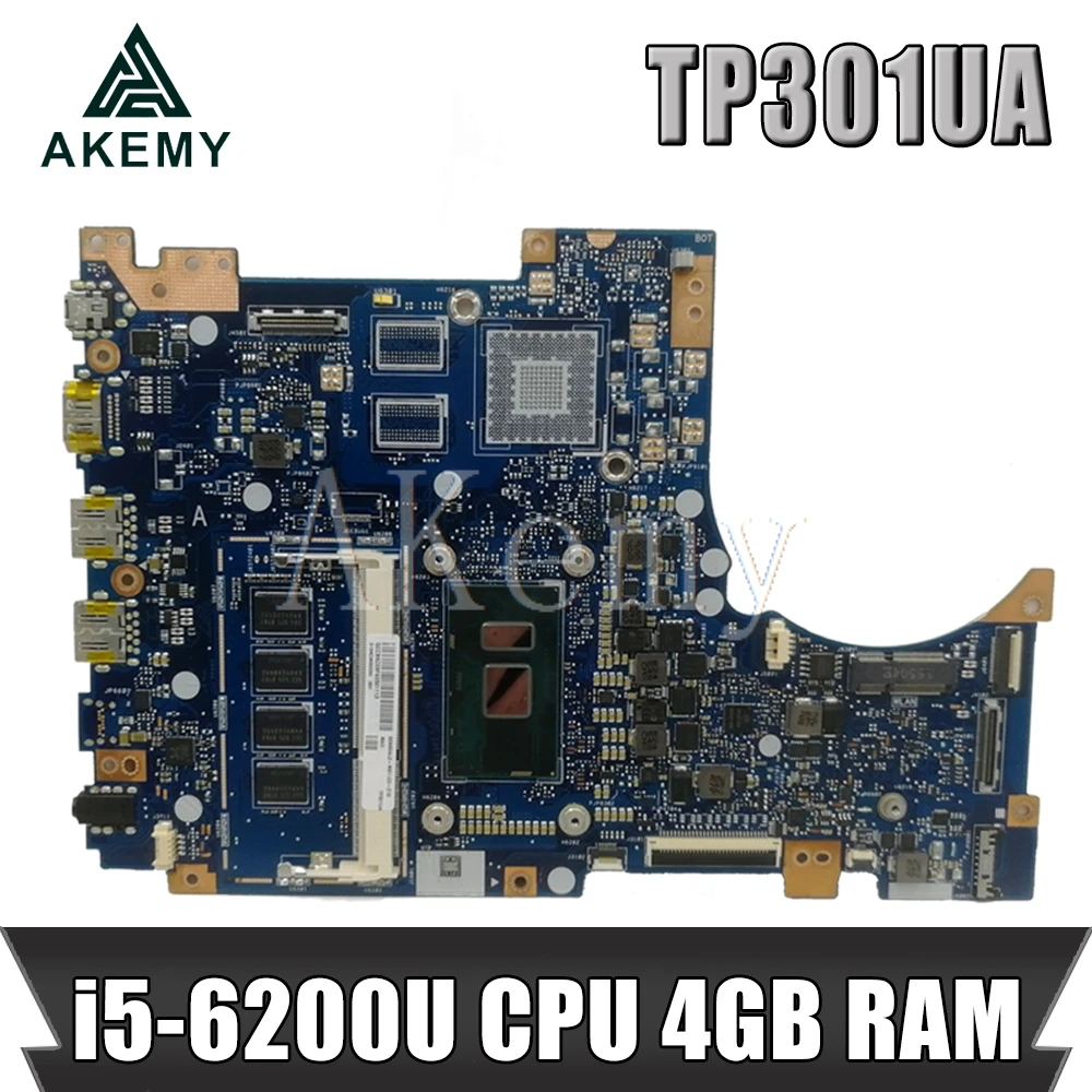 TP301UA/ i5-6200U CPU 4GB RAM For ASUS TP301U TP301UA TP301UJ TP301UJ Laptop motherboard TP301UA Ma