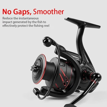 

Stainless Steel Fishing Reel 5.0: 1 Gear Metal Handle 10Kg Max Drag Power Smooth Sea Carp Full Metal Spool Spinning Reel New
