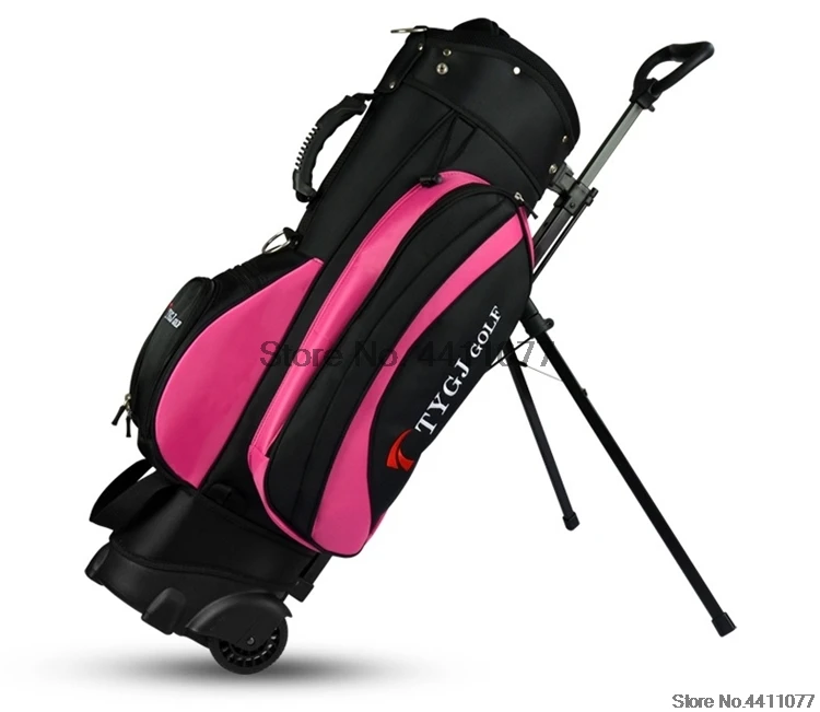 Сумка для гольфа, для путешествий, на колесиках, стандартная подставка, Caddy, сумка для гольфа, полный набор для гольфа, удерживает 13 клубов, стандартный мяч, дорожные сумки на колесиках, D0648