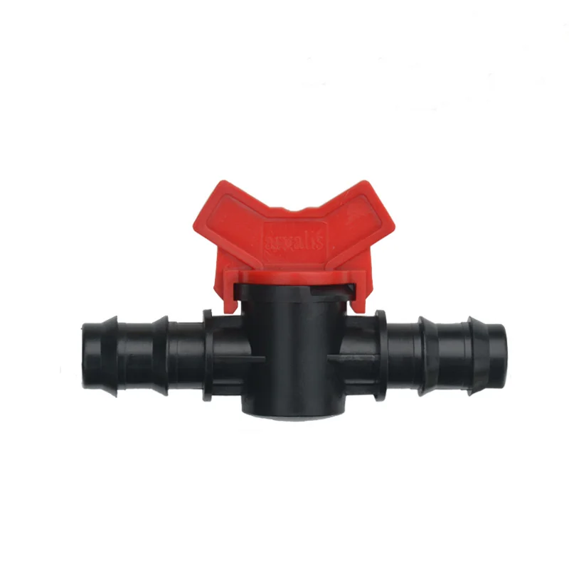 16PE 20PE трубы клапан 25PE трубы прямой через капельного орошения шаровой клапан переключатель