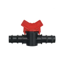 16PE 20PE трубы клапан 25PE трубы прямой через капельного орошения шаровой клапан переключатель