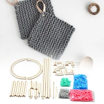 

Accessories Craft Yarn DIY Tool Home Scarf Knit Weave Loom Kit Knitting Board Shawl Portable Multifunction ABS Sewing Crochet