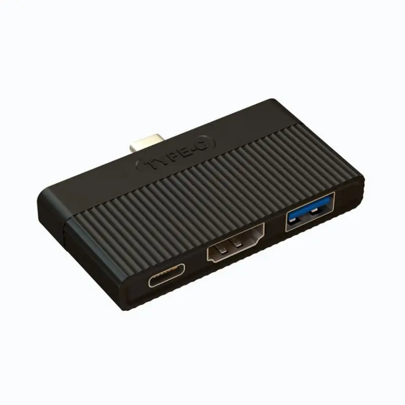 Горячая 3 в 1 USB C адаптер практичный USB 3,0 концентратор переносная док-станция с USB/type-c/HDMI 3 порта адаптер док-станция