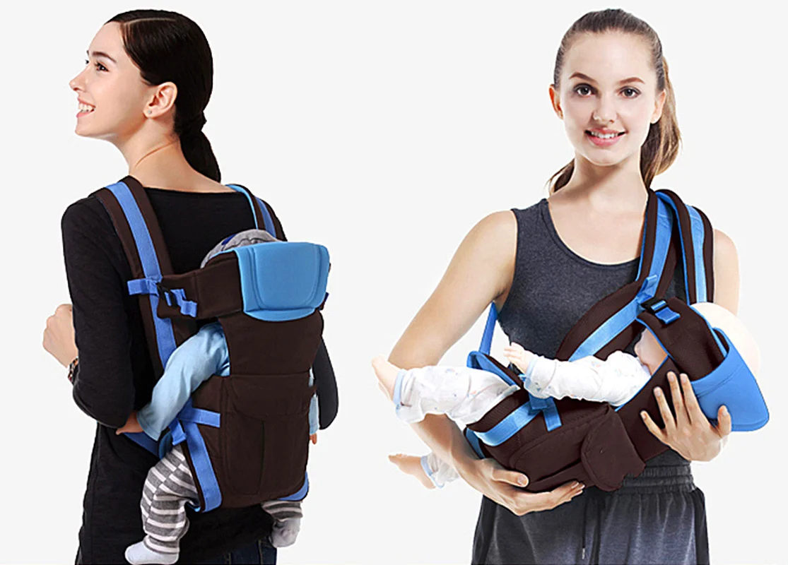 Baby carrier 0-30 Months Breathable Front Facing Baby Carrier 4 in 1 Infant Comfortable Sling Backpack Pouch Wrap Baby