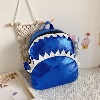 

Kids Schoolbag New Children School Bags Boys Girls Cartoon Shark Backpacks Kindergarten School Backpack Mochila Infantil D692