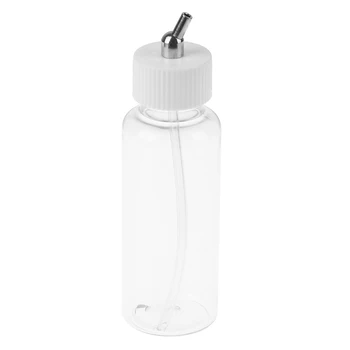 

1pcs Practical New Airbrush 80cc Bottle Jar Model Refillable Bottles For Airbrush Paint Accessory