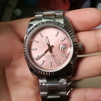 

luxury watch men AAA 36mm automatic mechanical No battery sweeping Date JUST stainless steel watches 2813 354