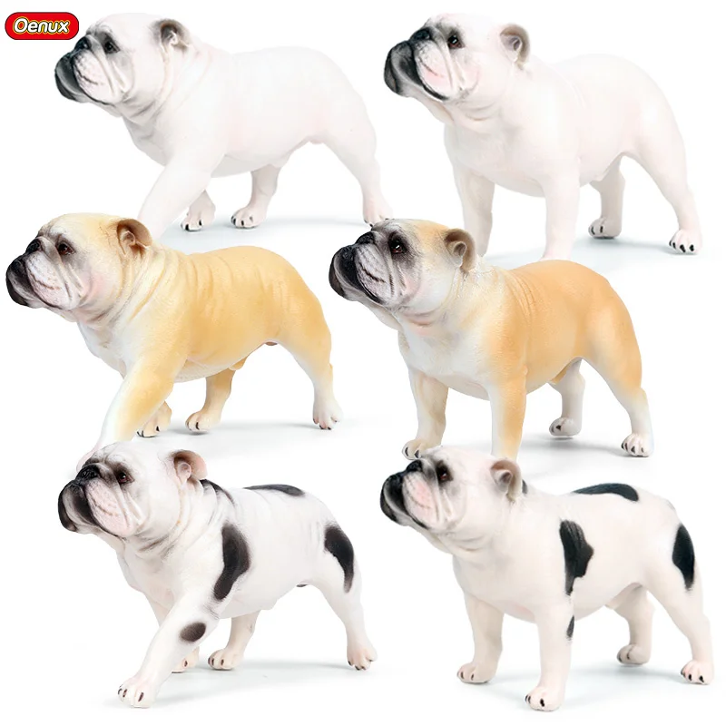 大号斗牛犬（白底）