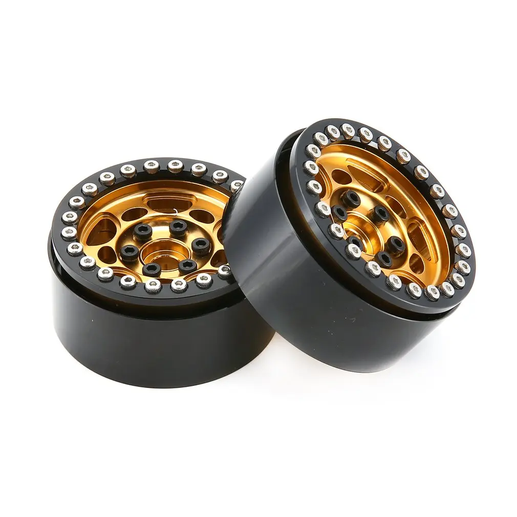 1 пара/2 пары сплав 1,9 ЧПУ Beadlock Колесные диски CJGLG0014 для 1/10 RC Гусеничный осевой SCX10 SCX10 II 90046 Traxxas TRX4 D90