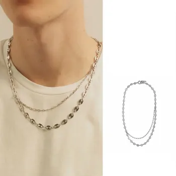 

Timeless Wonder Amazing Geo Layered Choker Necklace Women Jewelry Punk Gothic Designer Trendy Top Ins French Romance New 4342