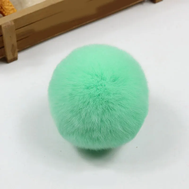 6/7 см, украшенные шариком из меха кролика, Pom с резиновой лентой рукоделие помпонами для Для женщин детская зимняя шапка Кепки высокое качество "сделай сам" для творчества