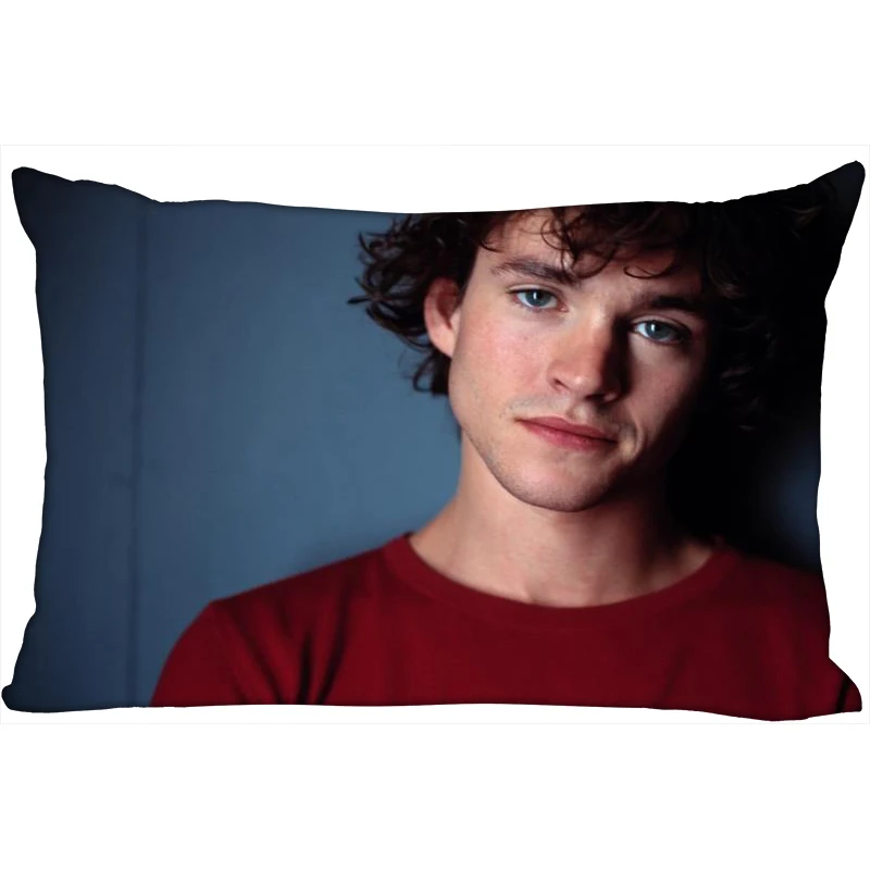 

Custom Hugh Dancy Pillowcase Satin Fabric Pillow Cover New Rectangle Zipper Pillow Cases Home Office Wedding Decorative 10-10