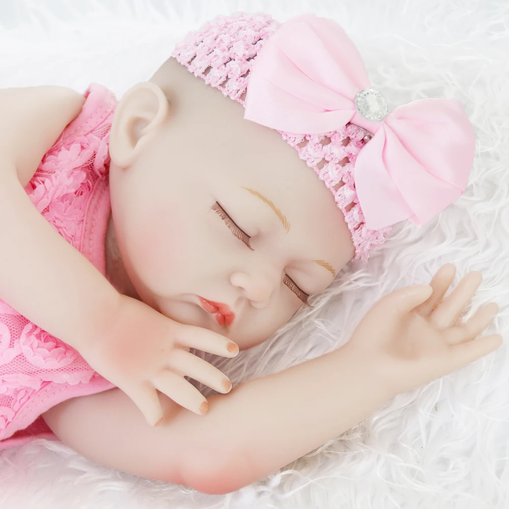 Clearance In Russian 20 Inch Reborn Baby Doll Full Soft Silicone Vinyl Sleeping Girls Boys Dolls Best Gift For Children
