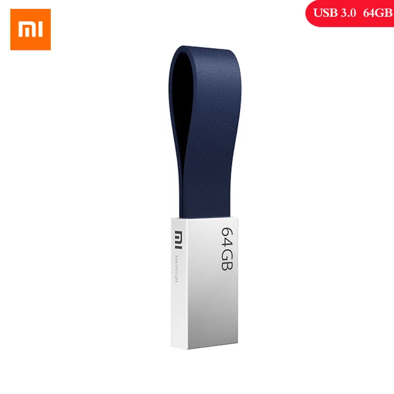 Xiaomi Mijia 64G U Disk USB 3.0 High Speed Transmission 64GB U-Disk Full Mental Body With Lanyard Memory Device | Электроника