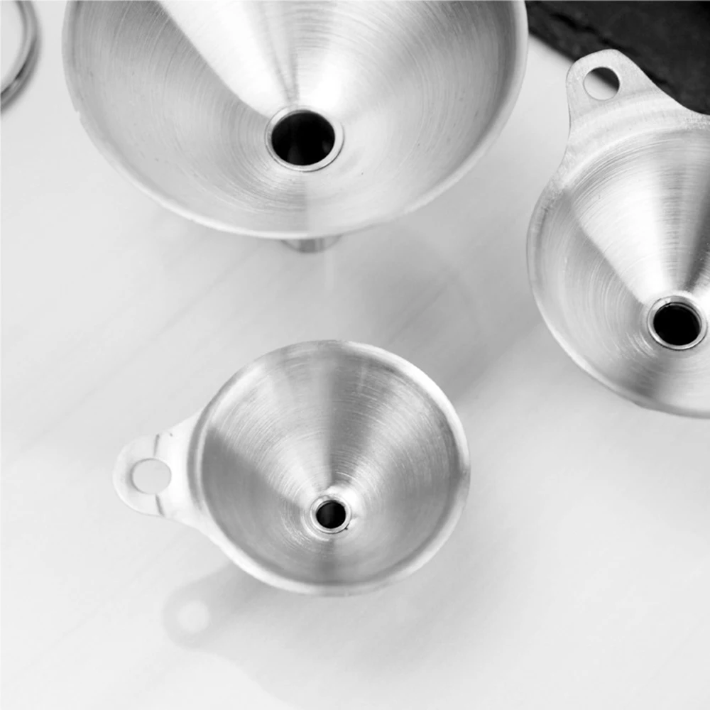 3 размера многофункциональная Воронка из нержавеющей стали кухонная фляга для