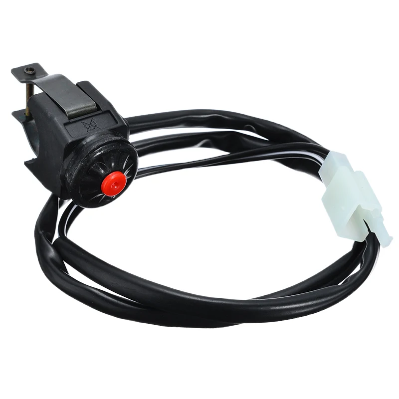 

1pc Motorcycle Kill Stop Switch Red Push Button Horn Starter For Dirt Bike KTM ATV 22mm 7/8