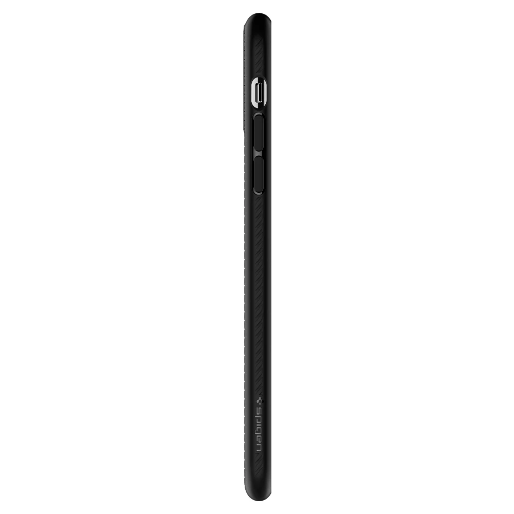 Spigen жидкий воздушный Крест Текстура Гибкий Мягкий ТПУ легкий Противоскользящий матовый черный чехол для iPhone 11 Pro Max/11 Pro/11