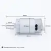 car Door Lock Vacuum Pump Motor Only Fit For Mercedes Benz S Class W140 1408000648 S320 S420 S500 S600 E320 W220 ► Photo 2/6