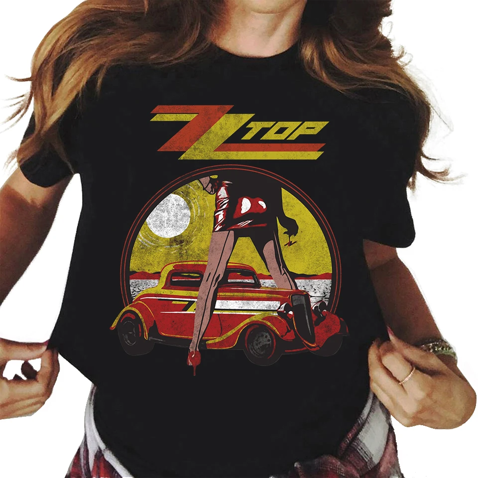 Meter Inconsistent Begeleiden Tee Shirt Rock Zz Top | Rock Shirts Vintage | Shirt Men Zz | Z Tee Shirts |  Z Tshirt - Men's - Aliexpress