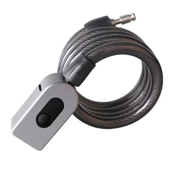 

Fingerprint Bike Lock Fingerprint Unlock USB Rechargeable Smart Keyless Fingerprint Lock Waterproof Anti-Theft Lock