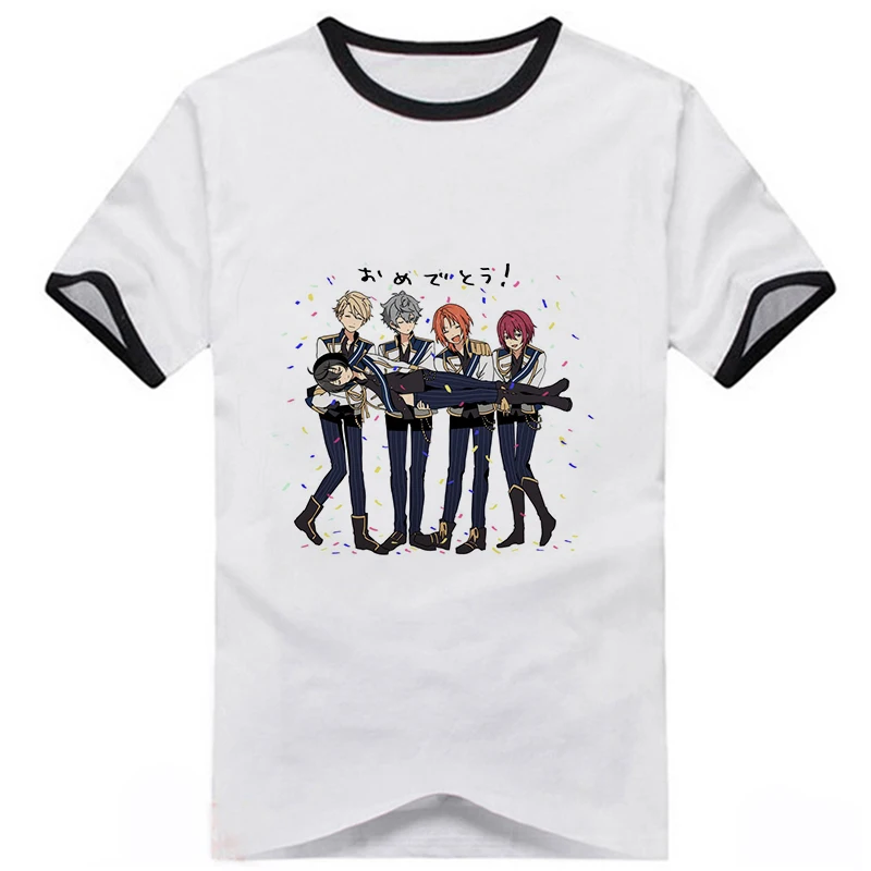10 Новая футболка со звездами из аниме Trickstar Fine knights 2wink Switch team Мужская и Женская Повседневная футболка с коротким рукавом и принтом - Color: 10
