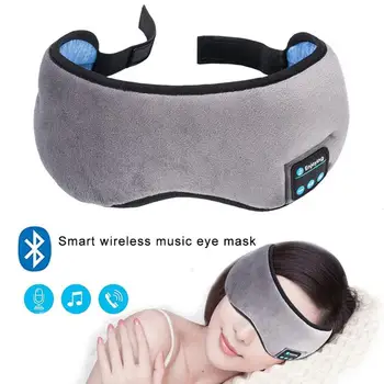 

Sleep Headphone Bluetooth Sleep Mask Wireless Sleep Eye Mask Earphone Travel Eye Shades with Built-in Speakers Mic Handsfree New