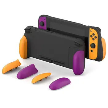 

1Set Storage Protective Case with 6 Replaceable Grip Covers for NS Switch Host 203A