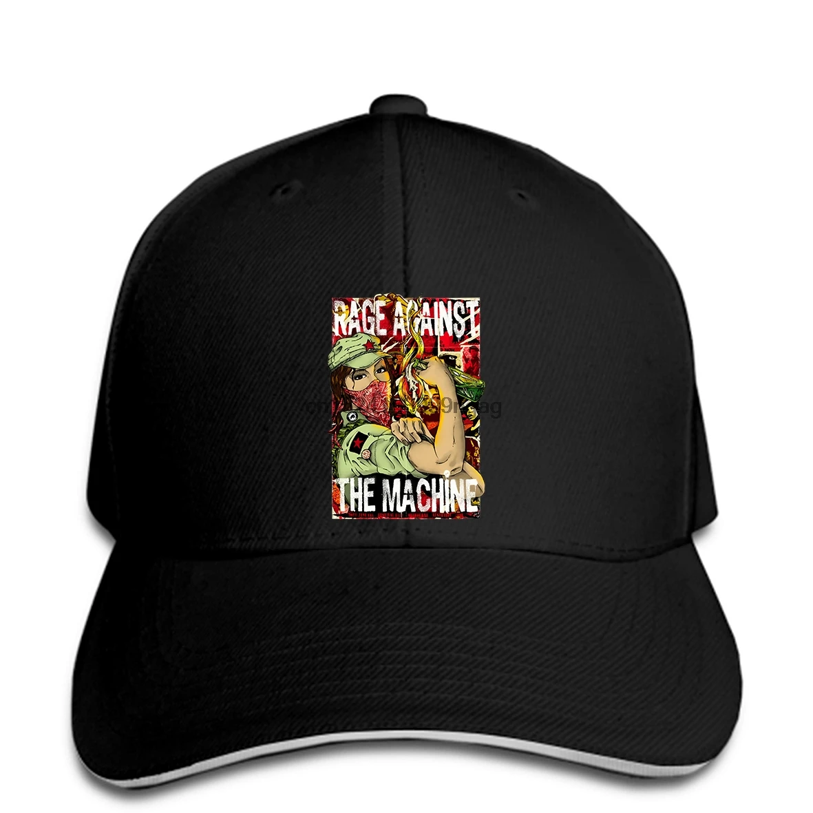 Бейсбол Кепки RAGE AGAINST THE MACHINE T-SHIR snapback шляпа с остроконечным | Аксессуары для