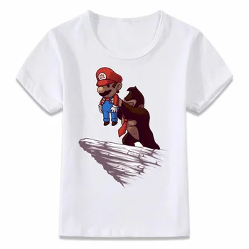 

Kids Clothes T Shirt Mario Donkey Kong Pride Rock Funny Children T-shirt for Boys and Girls Toddler Shirts Tee