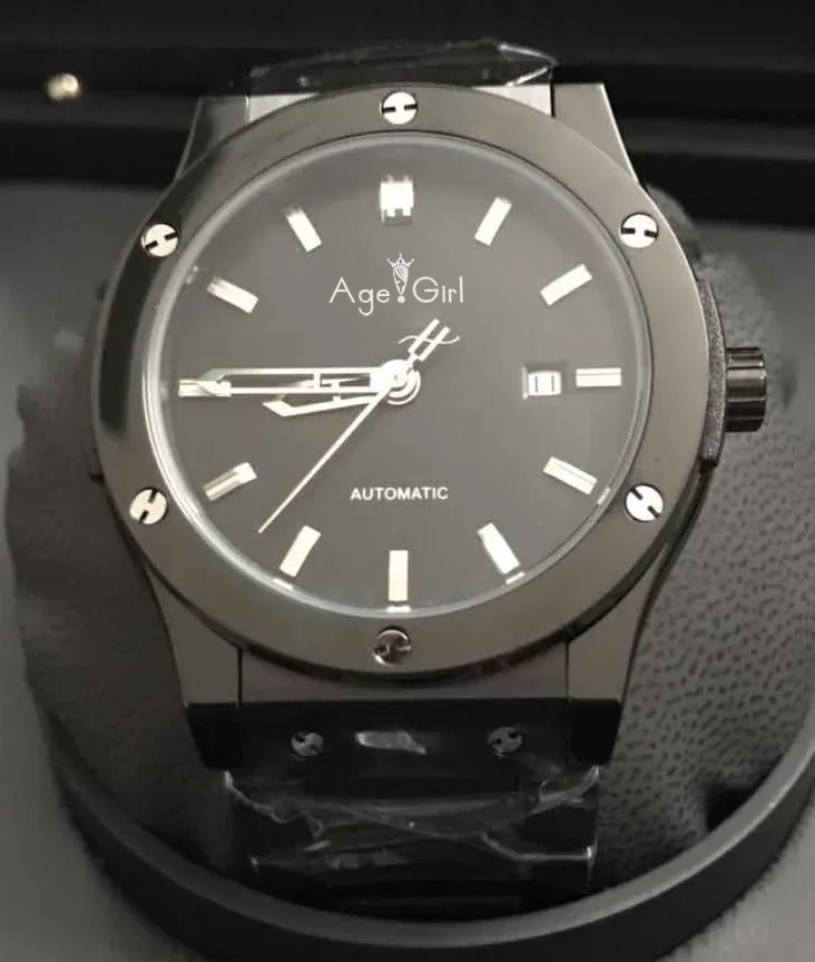 

Luxury Brand New Men Automatic Mechanical Sapphire Stainless Steel Bracelet Full Black Rose Gold Blue White Grey Watches AAA+