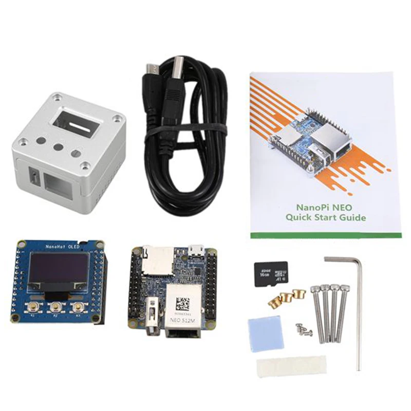NanoPi NEO 512M Allwinner H3 четырехъядерный Cortex-A7 (работает с U-Boot Ubuntu-Core) Development Board |