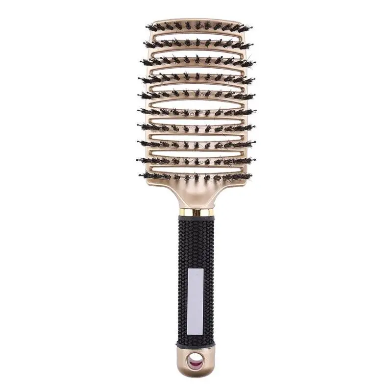 Hair Scalp Massage Comb Hairbrush Bristle Nylon Women Wet Curly Detangle Hair Brush for Salon Hairdressing Styling Tools