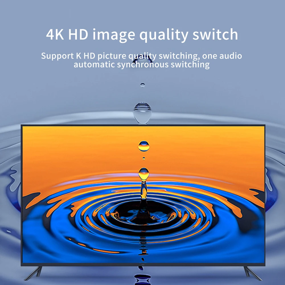Splitter Audio Dolby Vision Manual Universal Auto Switching Adapter With IR Remote Connector Device HDMI Switch 4K HD 5 In 1 Out