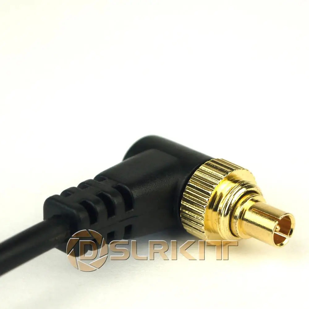 DSLRKIT 5M 16ft Male to Female PC Sync FLASH Cable with Screw Lock