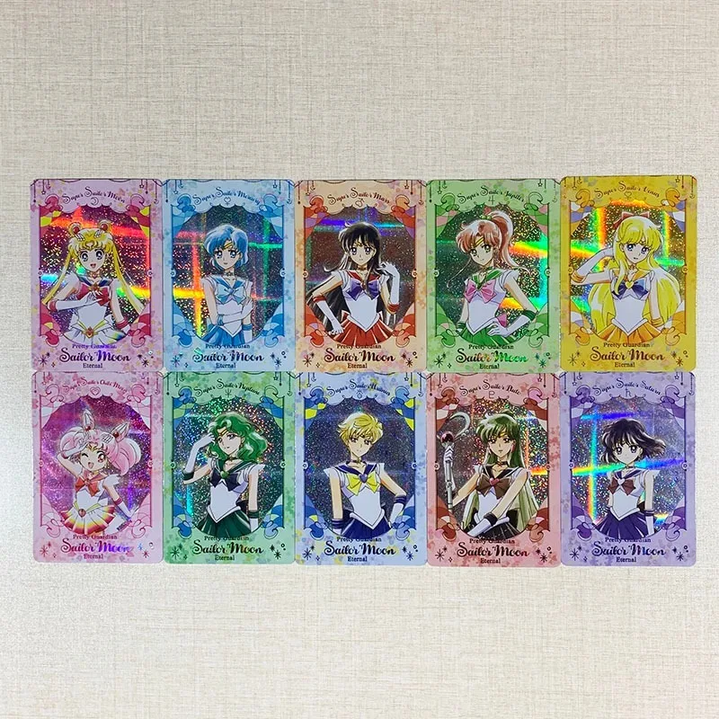 Starlight Curtain Collection-Cards Sailor Moon Toys Anime Girls Sexy Bead Hobbies 10pcs/Set