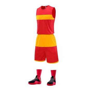 

Summer basketball uniform, breathable vest, adult sports running fitness suit, club uniform