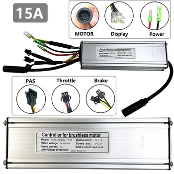 

36V 48V 350W/250W E-bike Controller Dual-drive 6 Mosfet 14A ZWS For KT Systerm Square Wave controller