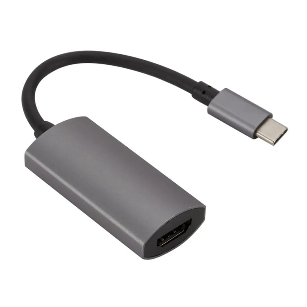 Портативный Кабель-адаптер type-C для HDMI Ultra HD 4K конвертер Универсальный для смартфонов HDTV компьютер PC Plug and Play