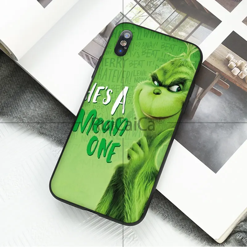 A8 Ruicaica How the Grinch Stole Рождественский мягкий чехол для телефона для Apple iPhone 8 7 6 6S Plus X XS MAX 5 5S SE XR 11 11pro max - Цвет: A8